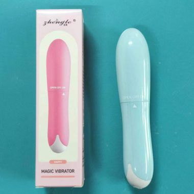 （女用器具）恋感小海豚迷你震动棒  蓝